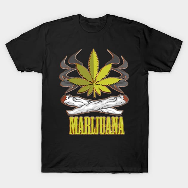 Marijuana T-Shirt by Diamondkitten